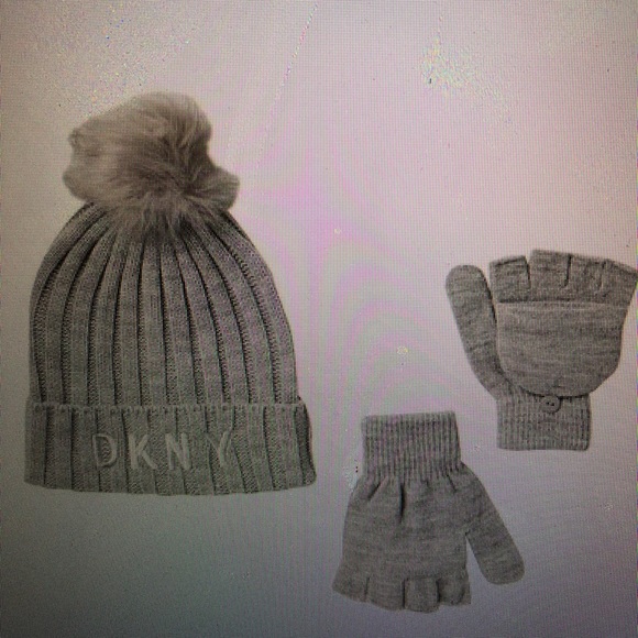 Dkny Other - Big girls DKNY beanie and mittens